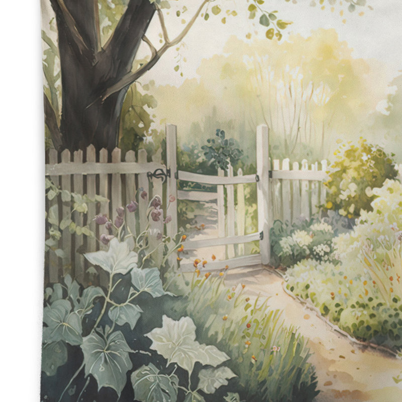 - Tapisserie murale paysage, H 32 po x l 39 po
