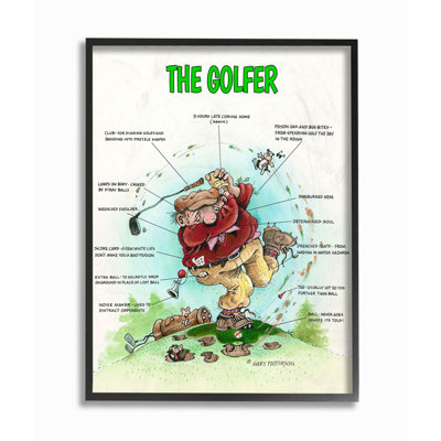 «The Golfeur», par Gary Patterson - reproduction de dessin