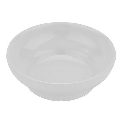Plat à ramequin en mélamine robuste salsa / Queso, 5 onces, ivoire (lot de 12)