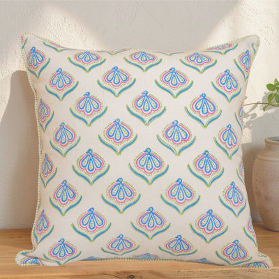 Housse de coussin en lin Morni