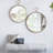 Iron Frame Vertical Round Mirror