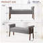 Lovice Polyester Blend Upholstered Bench-1488132109