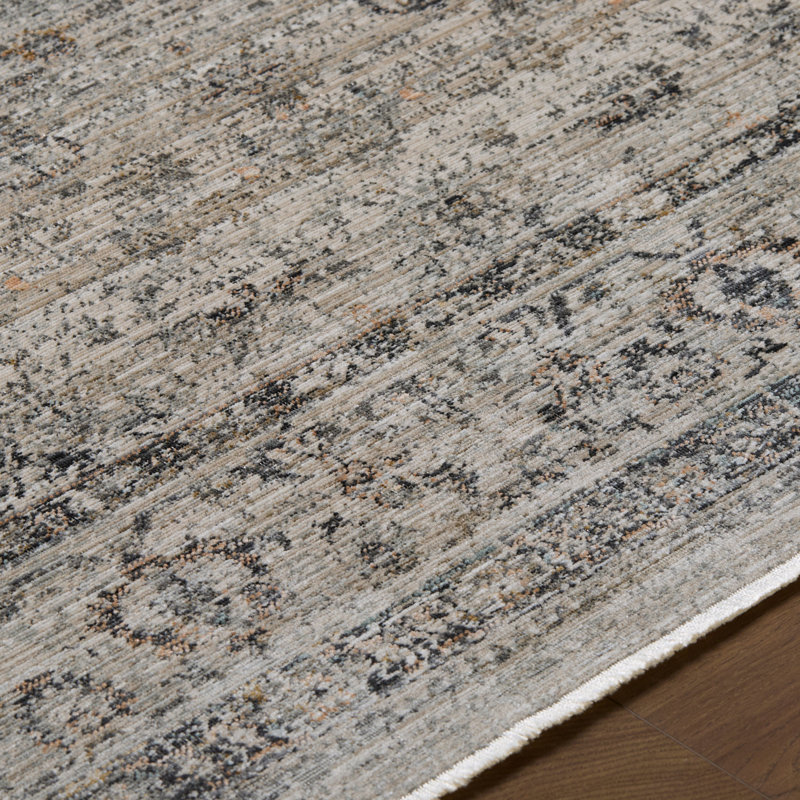 Galey Alix X Livabliss Neiland Outdoor Machine Woven Rug, Light Gray, Rectangle 7'1 x 10'
