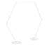 35cm D Metal Arbour in White-1279950344