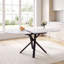 Extendable Metal Base Dining Table-845922409