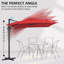 128' X 104'  Rectangular Cantilever Umbrella with Weighted Base-114373350