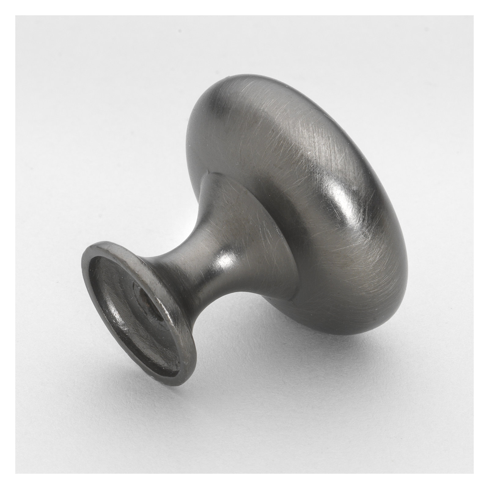 Mushroom Knob, Satin Pewter
