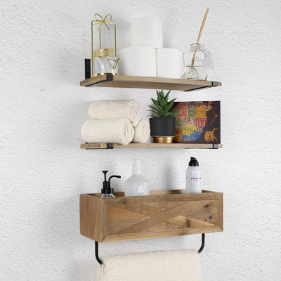 Farmhouse Wall Mounted Towel Rack