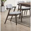 Ensemble de chaises de salle à manger de style Mid-Century 2 pièces