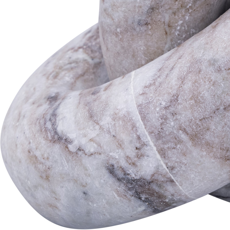 Objets décoratifs en marbre, Brun