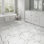 Visium Hex 17" x 20" Porcelain Marble Look Floor and Wall Tile