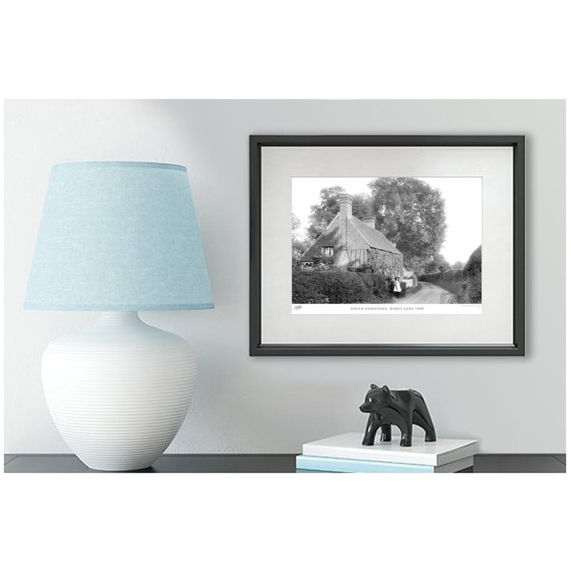 South Godstone, Harts Lane 1908 by Francis Frith - Single Picture Frame Print, 40cm H x 50cm W x 2.3cm D