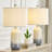 23.5" Chanise Ceramic Table Lamp For Living Room/Bedroom