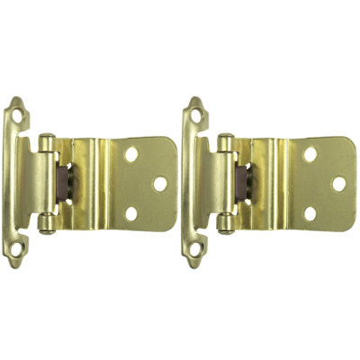 3" H x 2" W Inset Self-Closing Single Door Hinge