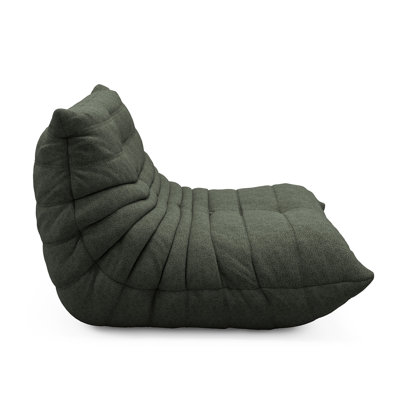 Fauteuil à billes sans accoudoirs, fauteuil en mousse à mémoire de forme, siège confortable au coin du feu, méridienne paresseuse - parfait pour la chambre à coucher, le bureau ou le salon