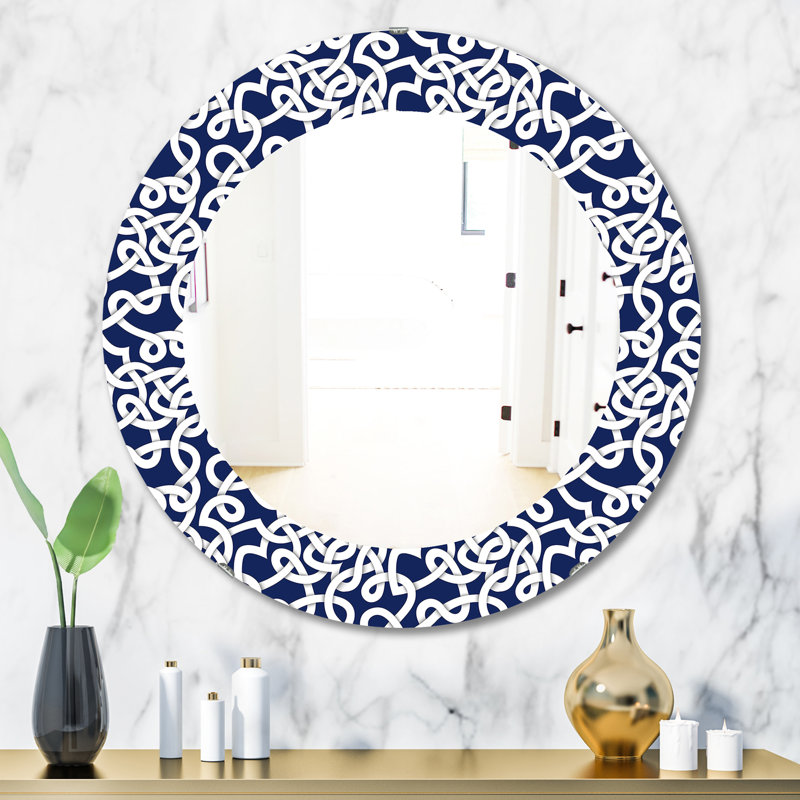 Miroir mural Mid-Century, H 31,5 po x l 23,7 po