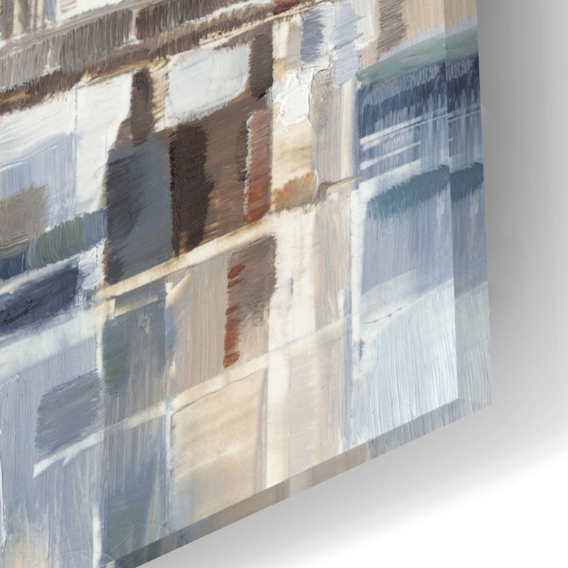 «Blue Hour 2» par Ethan Harper, art mural en verre acrylique, H 16 po x l 24 po