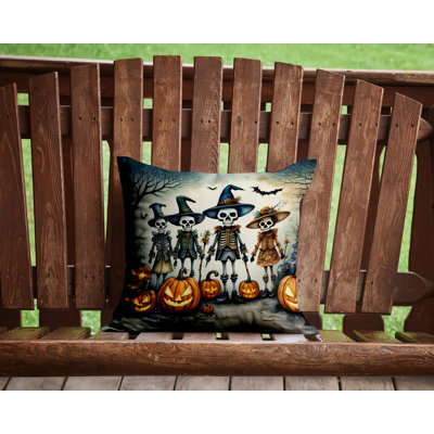 More Spooky Halloween Other/No Pattern Polyester Indoor/Outdoor Throw Pillow