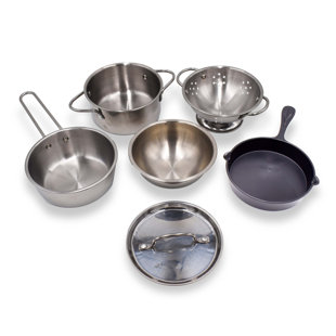 Casseroles et poêles de luxe en acier inoxydable