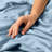 Martex Brrr Solid Twin Soft Gray Sheet Set-120251707-120251702