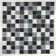 Color Wave 1" x 1" Glass Mosaic Field Tile in Soft Cashmere
