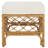Cherilynn Rattan Pole Ottoman