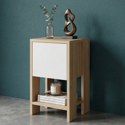 Everly Modern 22" Nightstand with Pivot Drawer