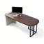 Bureau rectangulaire en bois massif noyer-21728006