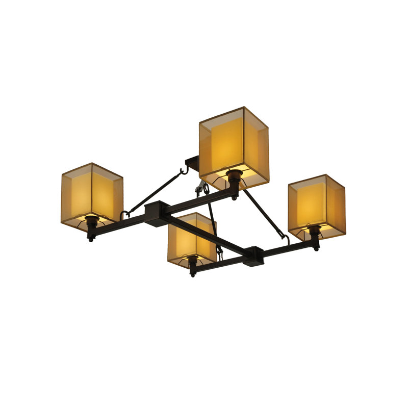 4 - Light Semi Flush Mount