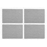 Flax Check Placemat, Set Of 4