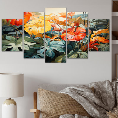 Plants & Flowers Wall Decor on Metal
