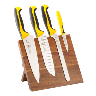 Mercer Cutlery Millennia 5 Piece High Carbon Stainless Steel Knife Block Set