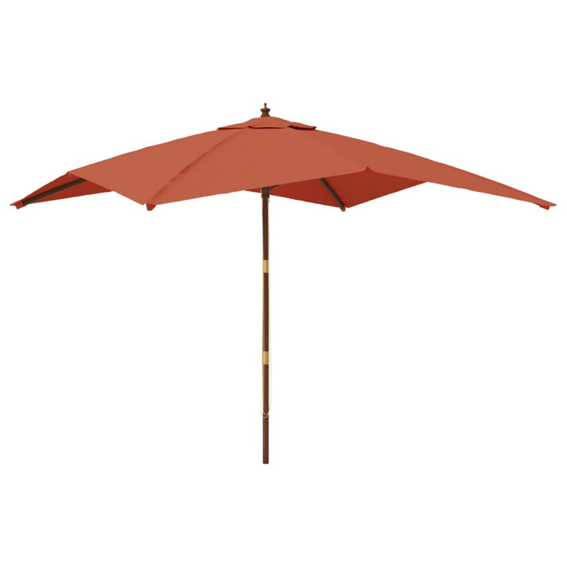 Baheerathan 300cm Market Parasol, Terracotta