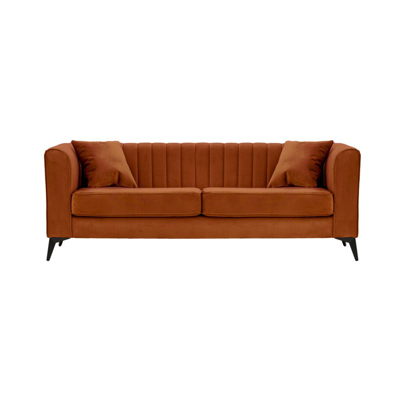 Margo 4 Seater Sofa, 3, Orange