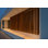 Panneaux à persiennes modernes intérieur / extérieur 107 "x 4" x 2 "avec renfort en acier - Écrans architecturaux d'intimité et de design