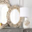 Vichy Oval Solid Wood Wall Mirror