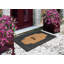 Tapis de porte d'extérieur antidérapant naturel 23 pi x 38 po à motif de coco naturel Alha-1510301794