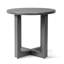 Table d'appoint de patio ronde en métal-648262397