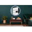 Huldar Glass Flat Wall Mirror