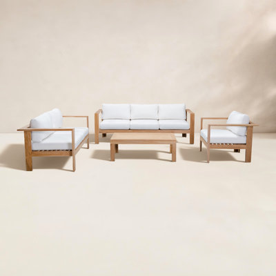 Sonoma 6-Person Teak Patio Seating Group