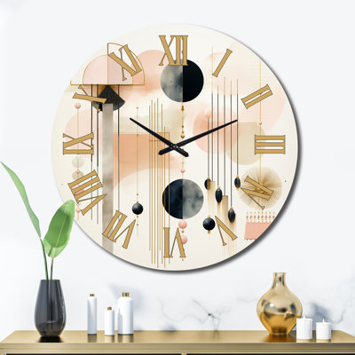 Horloge murale Minimal Geometrics IV