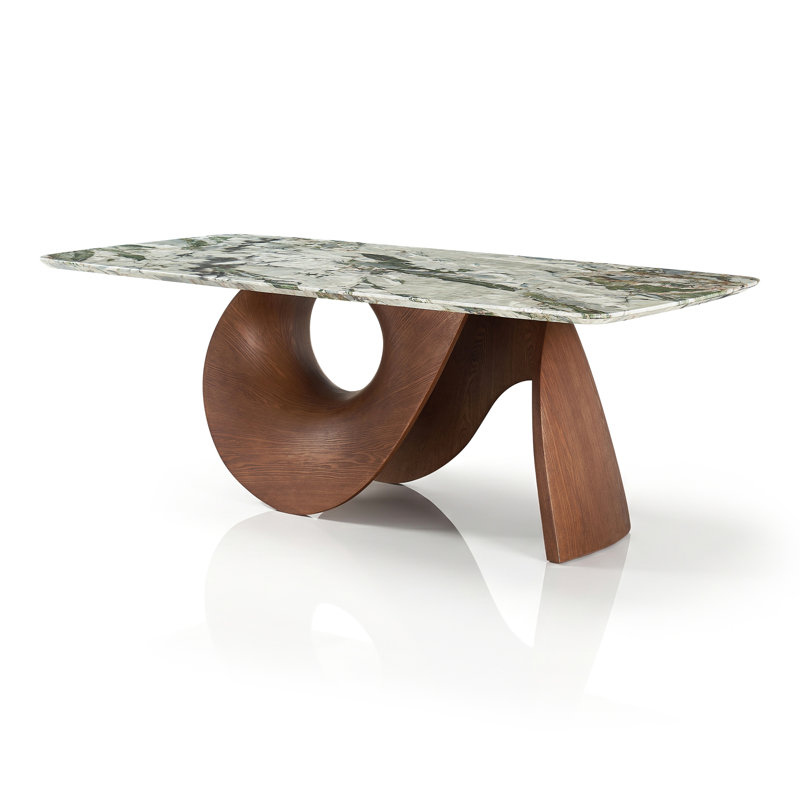 Table de salle à manger Premier Premier, Vert / Beige