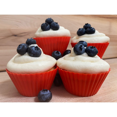 Bakelicious Non-Stick Silicone Baking Cup with Lid