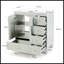 Meuble-lavabo de 30 po avec lavabo en céramique - Tiroirs à fermeture en douceur, structure en bois massif, rangement multi-organisateur-770599524