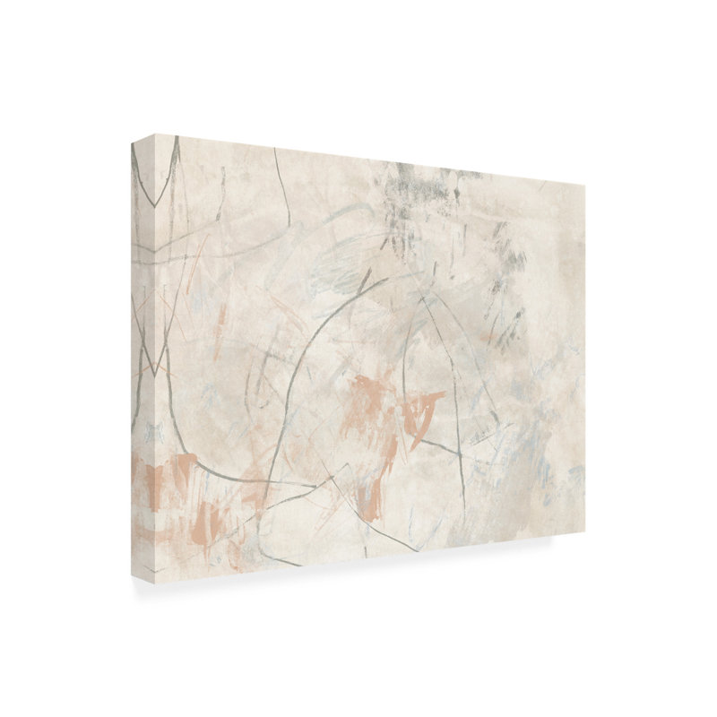 " Terre Cotta Trace I " on, 18" H x 18" W