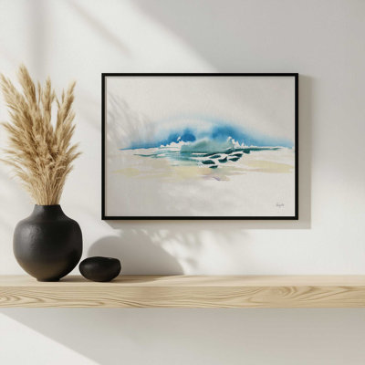 Simple Sea by Kristy Rice Art Print