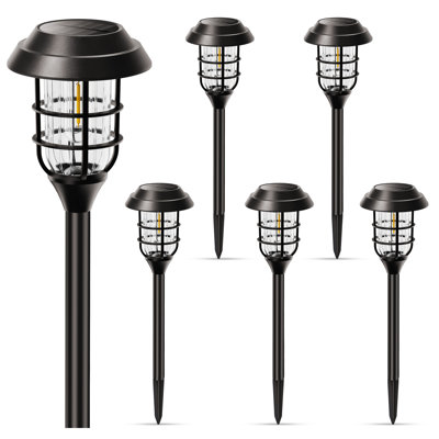 Solar Pathway Lights Outdoor, Bright Solar Lights Outdoor, Ip65 Waterproof Auto On/off Solar Garden Lights Solar Powered Landscape Lighting For Yard Patio Walkway Driveway