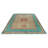 7x10 Green and Blue Turkish Tribal Rug