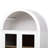 Elegant Arched Top Cabinet With 2 Doors, Drawers, And Soft-close Hinges For A Comfortable Practical Storage Space 71"h Kitchen Adjustable Shelves, Metal Round Pull Rings Easy Efficient Item Management