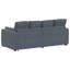  Canapé modulaire gris foncé